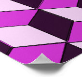 Poster - optische Täuschungsblöcke (Ecke)