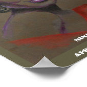 Poster Orig. Art - afroamerikanischer Filmstar (Ecke)