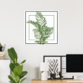 Poster-Palm 24" x 24" Poster (Heimbüro)