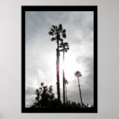 Poster - Palm Tree Silhouette (Vorne)