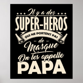 Poster Papa Super-Hero
