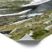 Poster Paper (Matte) der Hohen Tatra Slowakei (Ecke)