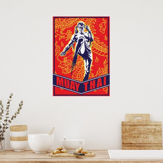 Poster Paper (Matte) - Muay Thai (Küche)