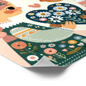 Poster, Papier-Plakat (matt) Poster (Ecke)