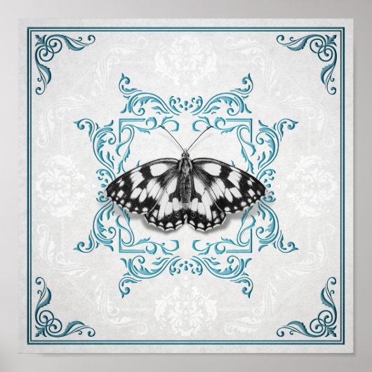 Poster Papillon Entimologe (Vorne)