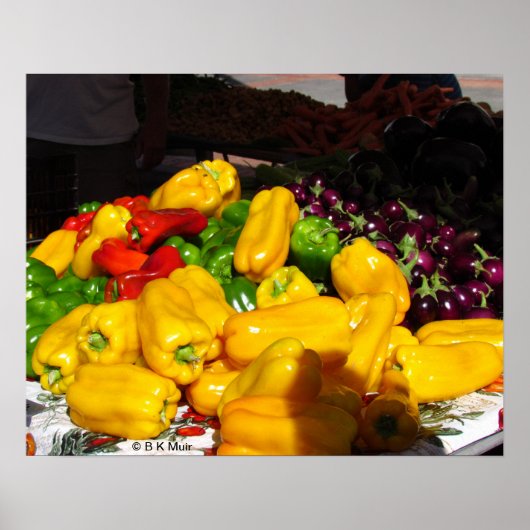 Poster - Paprikaschoten für den Verkauf (Vorne)