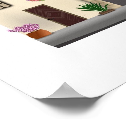 Poster Paris au Printemps (Ecke)