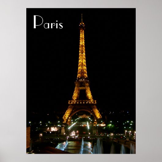 Poster Paris Eiffel Tower AB 8.99 (Vorne)