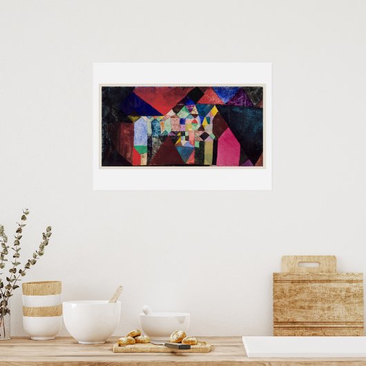 POSTER : PAUL KLEE : MUNICIPAL JEWEL (Küche)