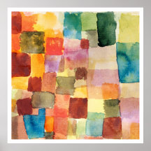 POSTER : PAUL KLEE : UNBEZEICHNET : 1914