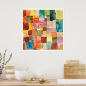 POSTER : PAUL KLEE : UNBEZEICHNET : 1914 (Küche)