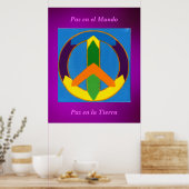 Póster - Paz en el Mundo Poster (Küche)
