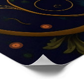 Poster Peacock (Ecke)