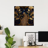 Poster Peacock (Heimbüro)