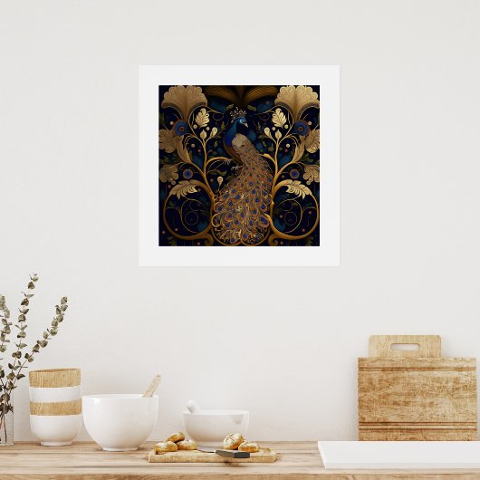 Poster Peacock (Küche)