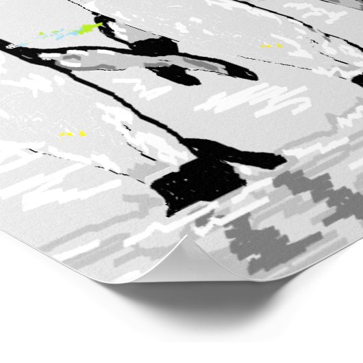 Poster Penquins (Ecke)