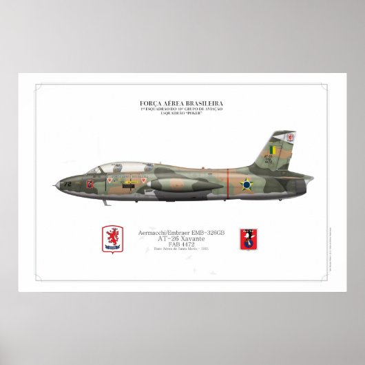 Pôster perfil AT-26 Xavante - FAB Poster (Vorne)