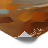 Poster | Persische Katze | Ölmalerei (Ecke)