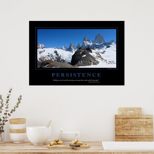 Poster Persistenz (Küche)