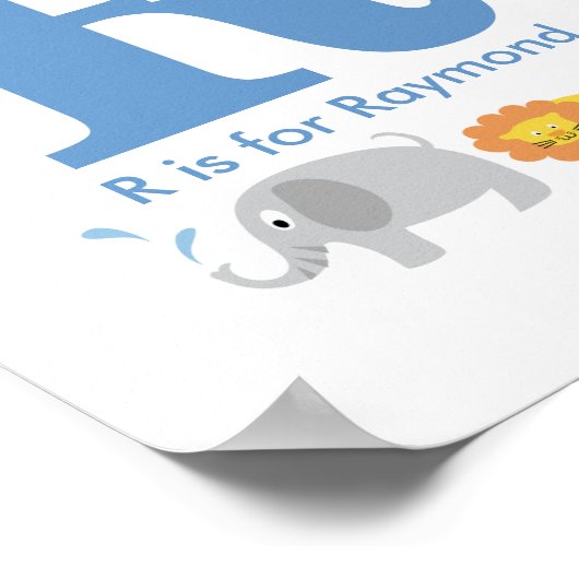 Poster personalisieren (Ecke)