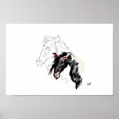 Poster : Pferd im Inneren (Vorne)