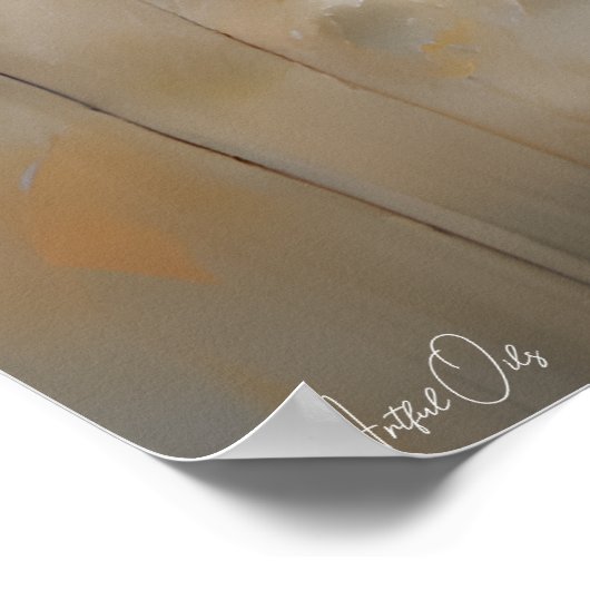 Poster | Pferd | Malstil (Ecke)