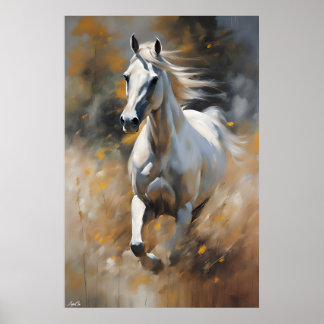 Poster | Pferd | Malstil