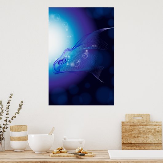 Poster: PhantaSea: Vector Art Poster (Küche)