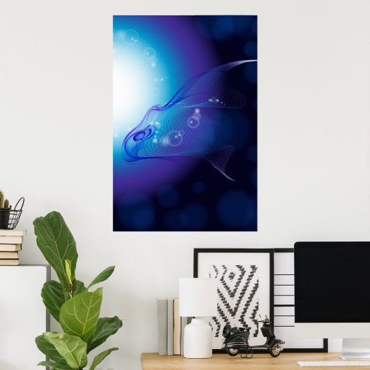 Poster: PhantaSea: Vector Art Poster (Heimbüro)