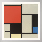 POSTER : PIET MONDRIAN : ZUSAMMENSETZUNG 1921 (Vorne)