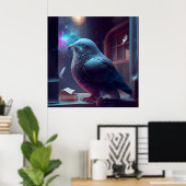 Poster Pigeon (Heimbüro)