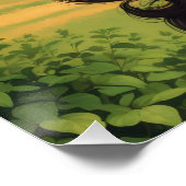 Poster Pin-up Italiana in der Toskana (Ecke)