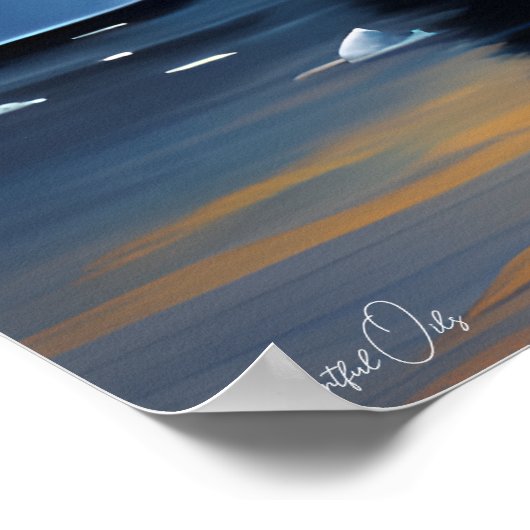 Poster | Pinguin | Art (Ecke)