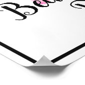 Poster-Pink Dahlia Poster (Ecke)