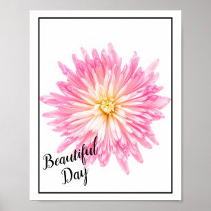 Poster-Pink Dahlia Poster