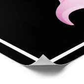 Poster-Pink Lillie Poster (Ecke)