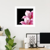 Poster-Pink Lillie Poster (Heimbüro)
