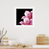 Poster-Pink Lillie Poster (Küche)