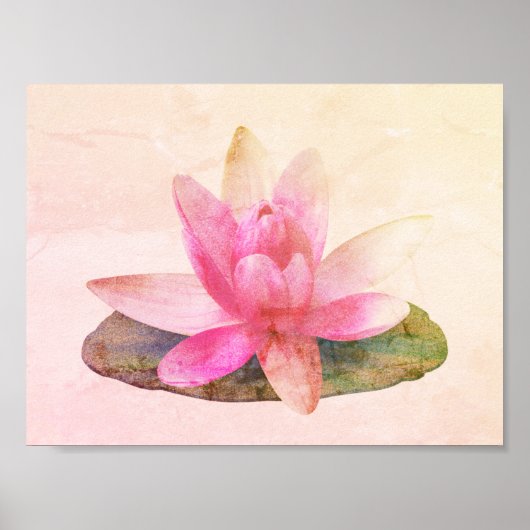POSTER: PINK LOTUS POSTER (Vorne)