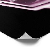 Poster- Pink Relax X-Ray Skeleton Bath Time Poster (Ecke)