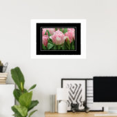 Poster Pink Tulips (Heimbüro)