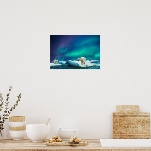 Poster-Polar-Bären Poster (Küche)