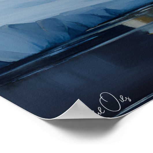 Poster | Polar Bear | Malerei (Ecke)