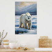 Poster | Polar Bear | Malerei (Küche)