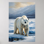 Poster | Polar Bear | Malerei (Vorne)