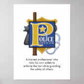 Poster "Police Officer" (Vorne)
