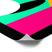 POSTER ~ POOL ~ MILLIARDEN IN ABSTRAKT ~ CUE BALL (Ecke)