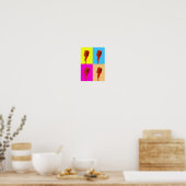 Poster - Pop Kunstmikrofon (Küche)