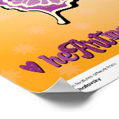 Poster - Pop Schmetterlinge - Buellton.Art (Ecke)