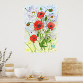 Poster "Poppies" (Küche)